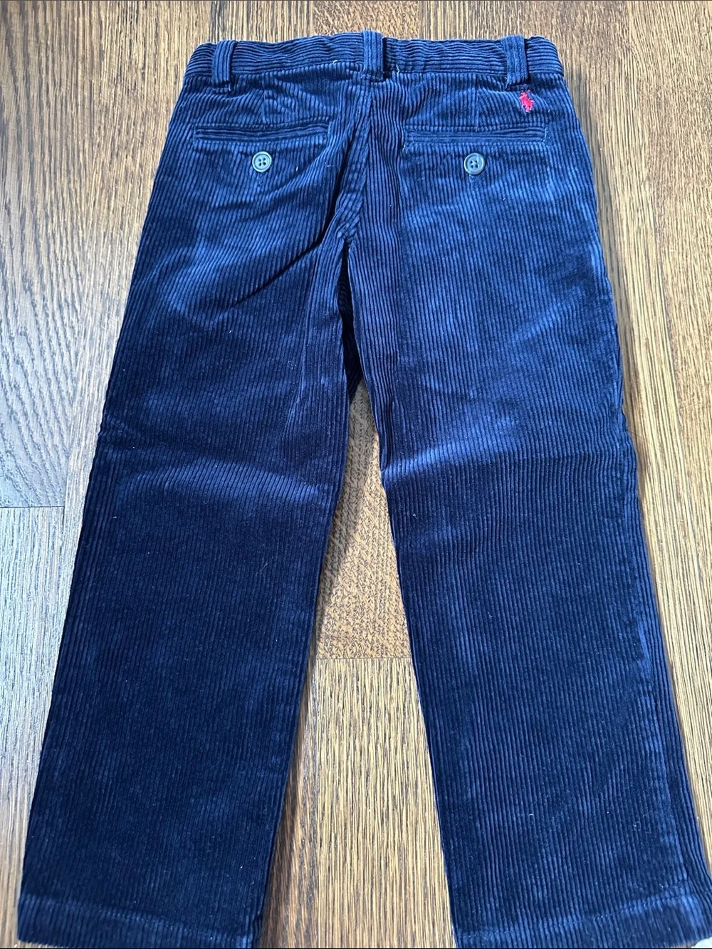 Polo by Ralph Lauren Boys Navy Velvet Corduroy Pants